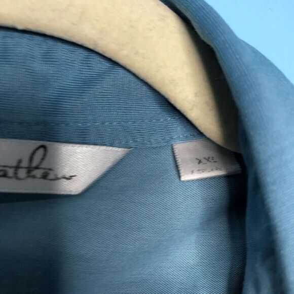 Travis Matthew Shirt Mens Extra Extra Large XXL Blue Polo Golf Embroidered Pima - Picture 2 of 8